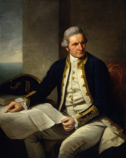 81.2 (c) Portrait of James Cook by Nathaniel Dance-Holland, 1776, National Maritime Museum. (c) Nathaniel Dance-Holland / Wikimedia