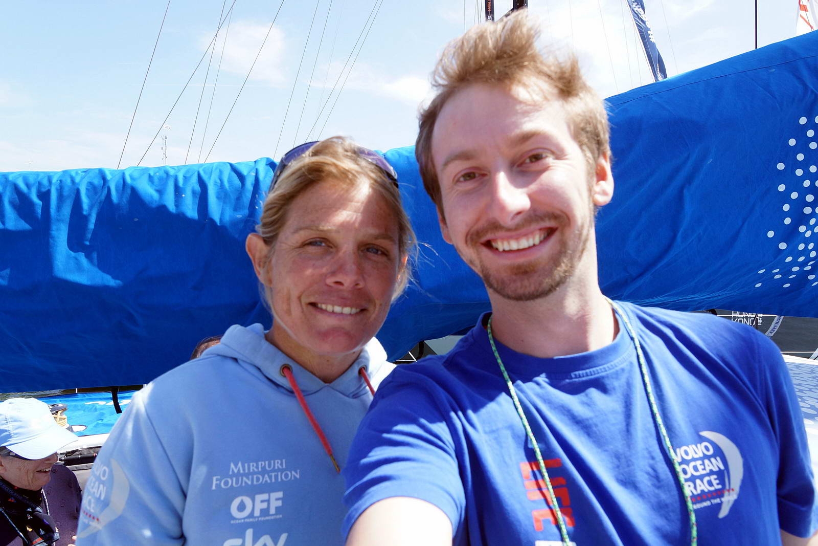 At sea, Boat Captain Liz Wardly was responsible for the operation of the sensors in the team 