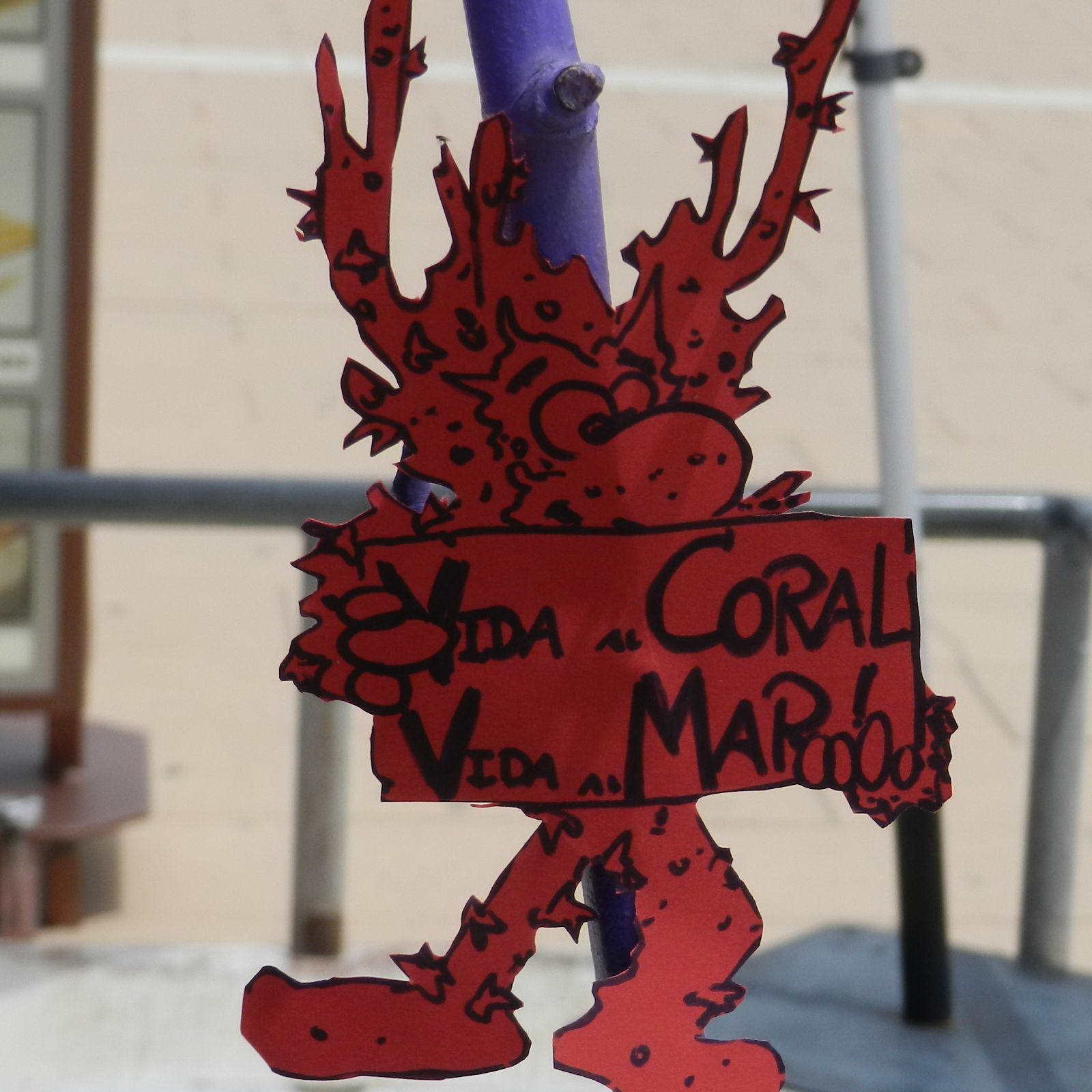 Mascot of the Red Coral Initiative