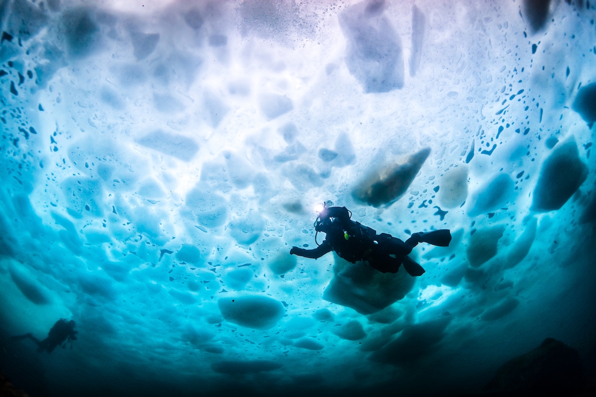 under Ice (c) Go ice diving in Antarctica aboard an ice class expedition ship