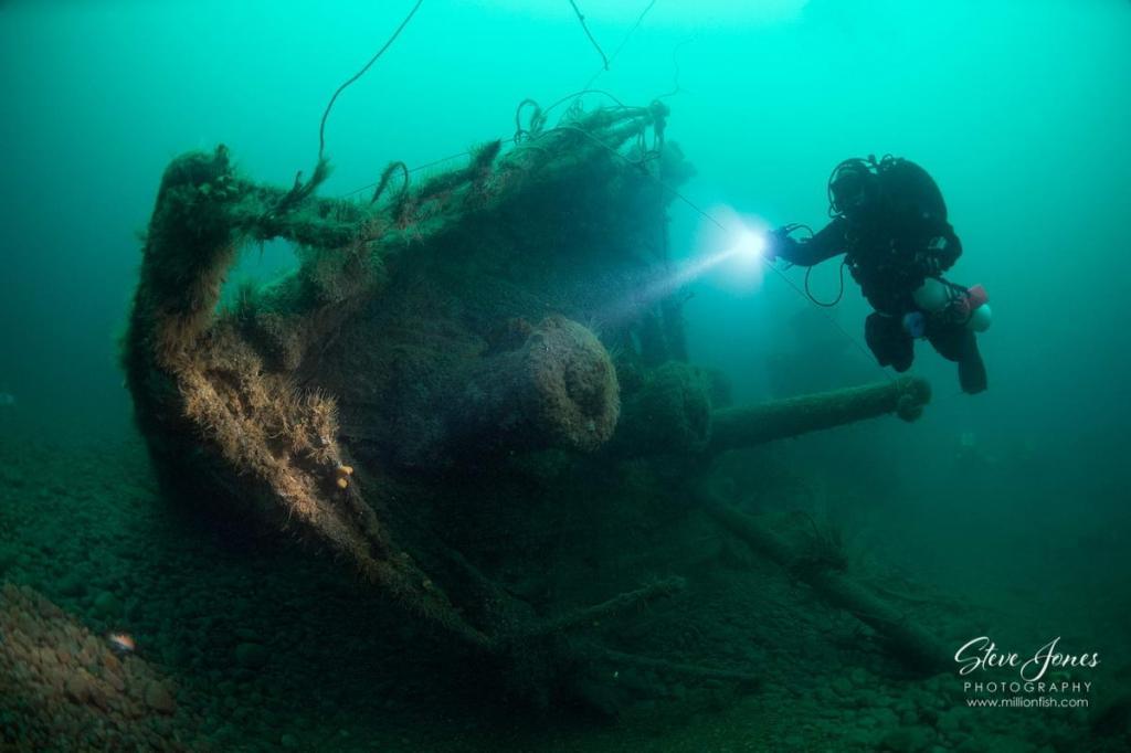 Diving the SS Laurentic (c) Steve Jones
