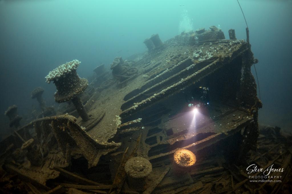 The Wrecks of Malin Head (c) SS Justicia (c) Steve Jones