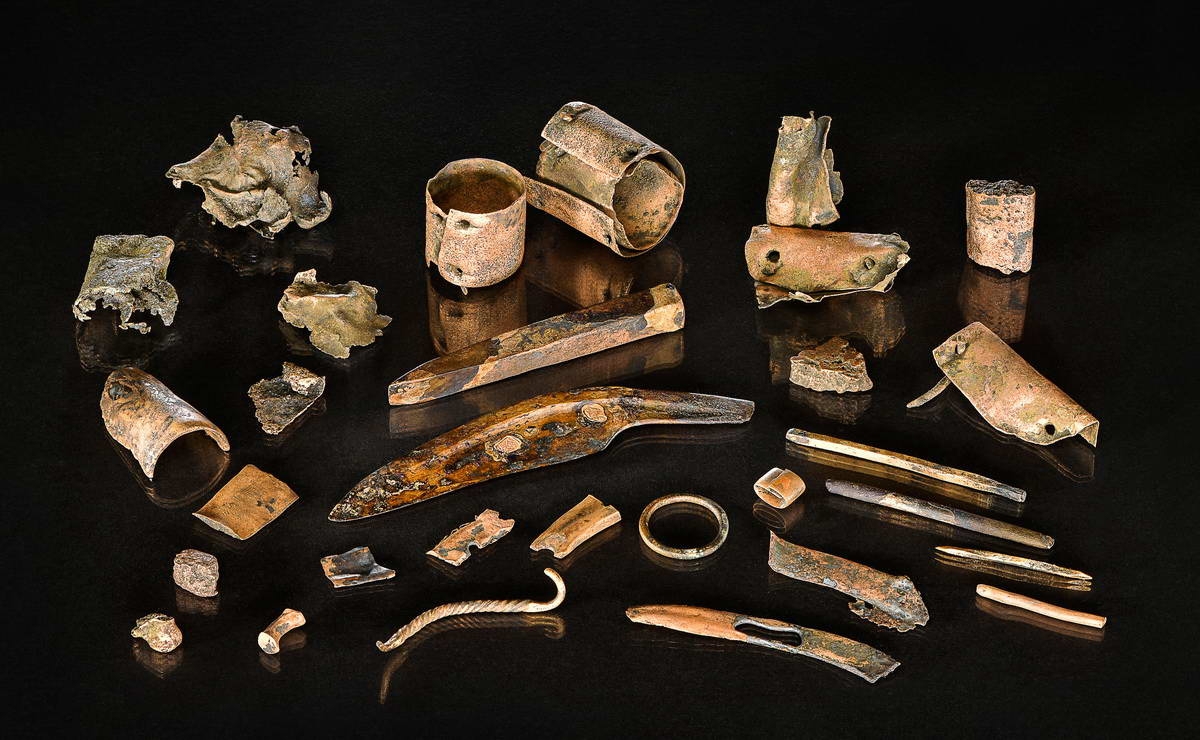 Minkus_Assemblage_klein (c) Scrap metal find, salvaged in the Tollense area (find place Weltzin 28), Volker Minkus, © State Office for Culture and Heritage Conservation Mecklenburg-West Pomerania