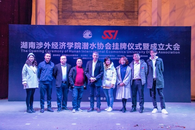 SSI China and Hunan International Economics University Diving Association start partnership